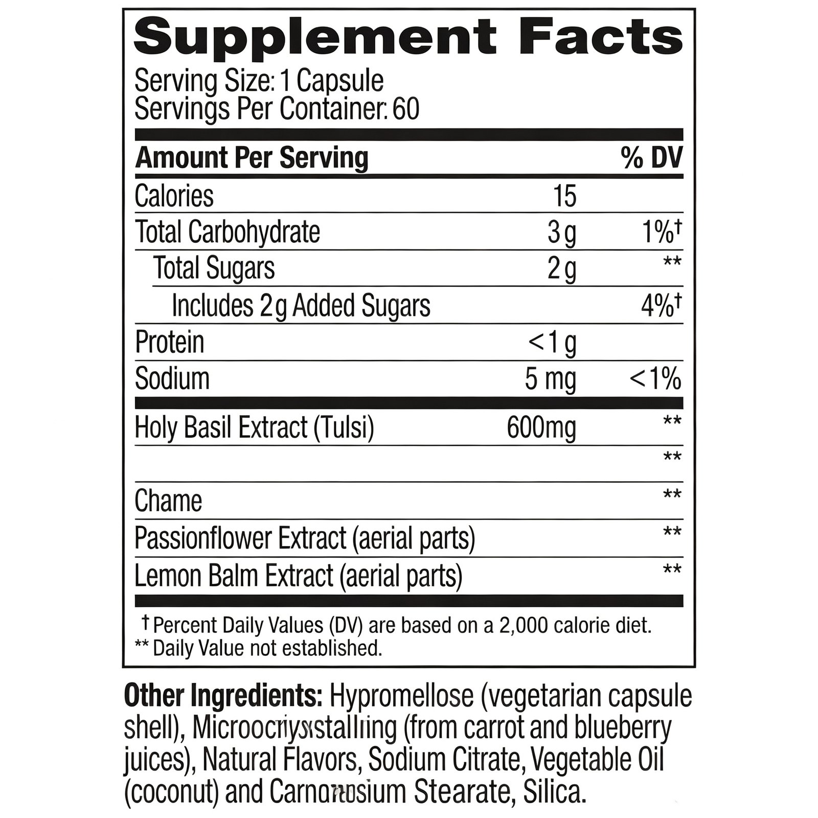 Holy Basil 600mg - Image 2